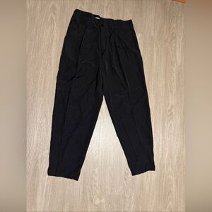 Policy Studio 1980's Pants Men’s Size 34X30  Black Polyester/Rayon